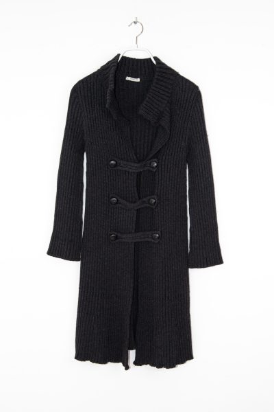 Prada Strickmantel in Anthrazit