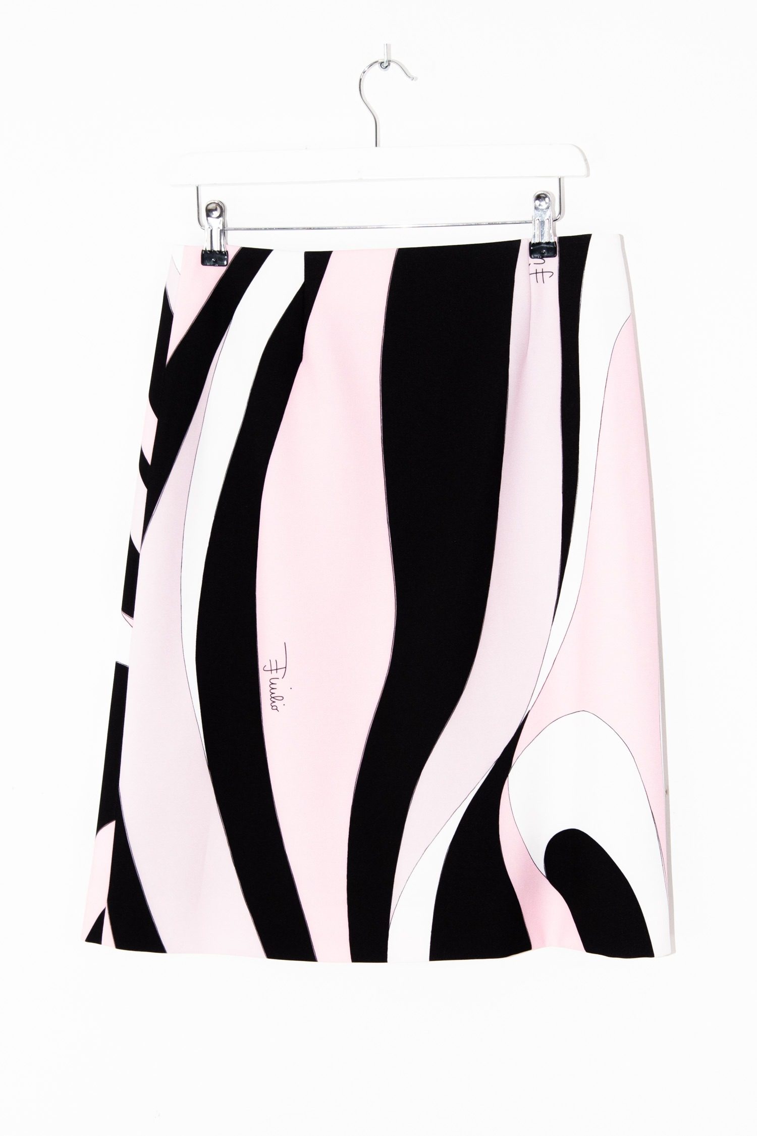 Thumbnail of http://Pucci%20Wickelrock%20mit%20grafischem%20Muster%20in%20Rosa%20und%20Schwarz