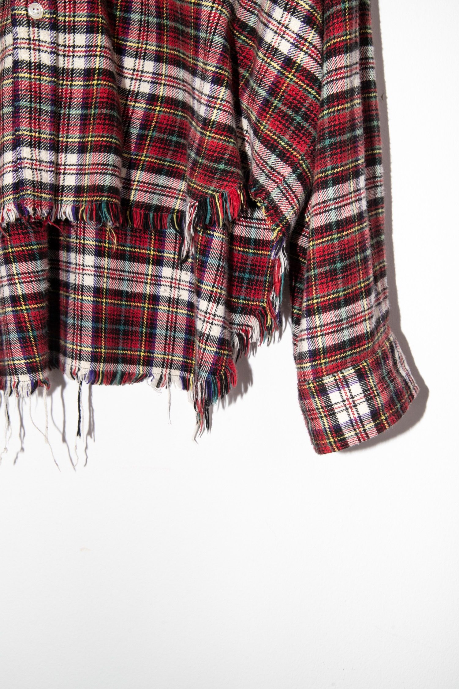 Thumbnail of http://R13%20Drop%20Neck%20Cropped%20Hemd%20mit%20Karomuster%20in%20Rot