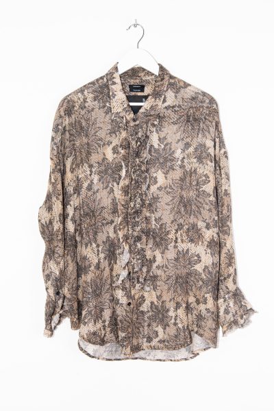 R13 "Drop Neck Tuxedo Shirt" Hemd