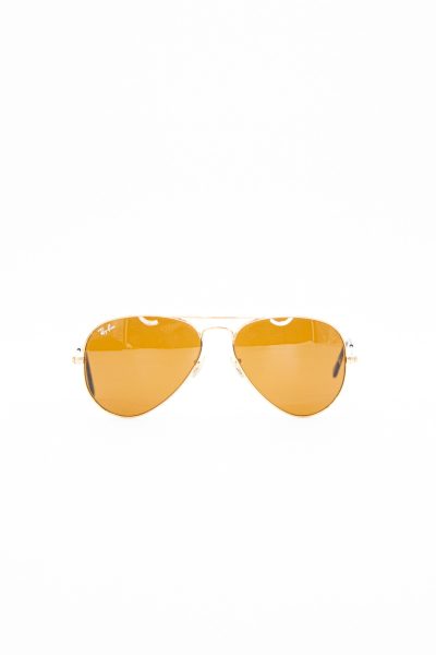 Ray Ban "Aviator" Sonnenbrille Pilotenbrille in Braun und Gold