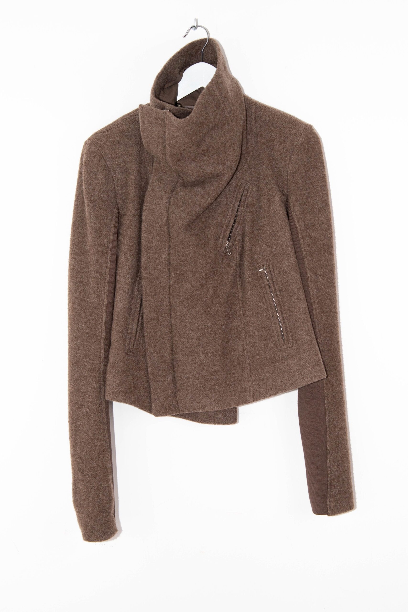 Thumbnail of http://Rick%20Owens%20Jacke%20im%20Biker-Look%20in%20Braun
