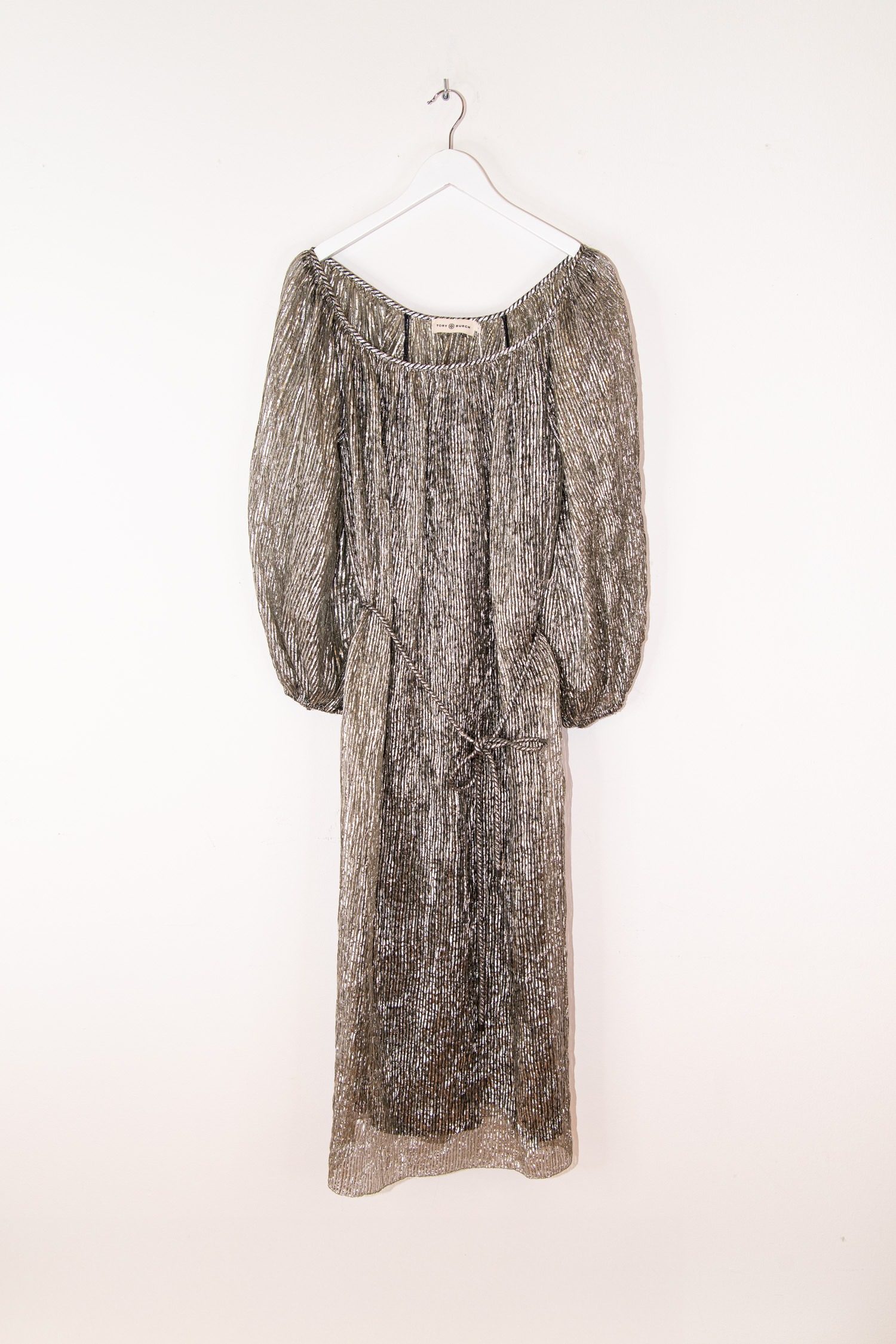 Thumbnail of http://Tory%20Burch%20Midikleid%20mit%20Lamé-Fäden%20in%20Silber