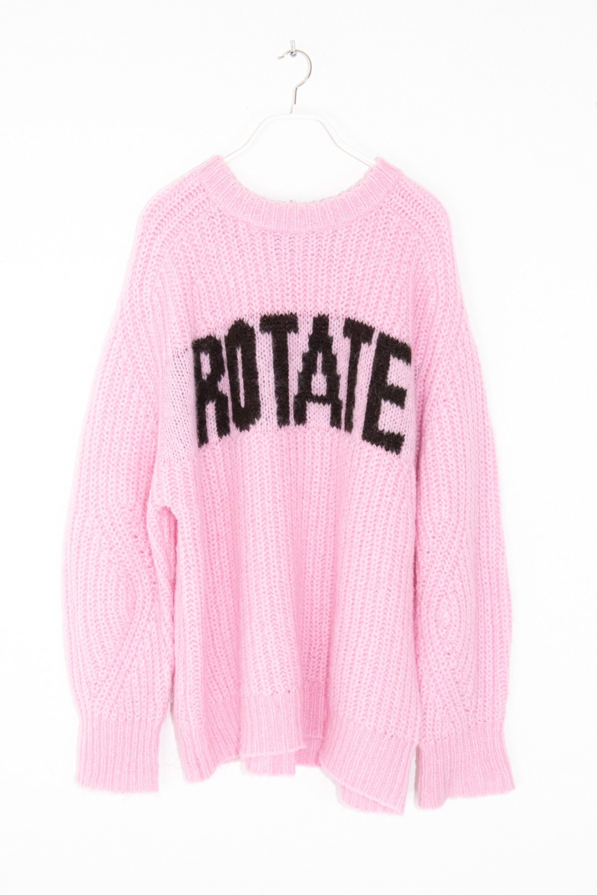 Thumbnail of http://Rotate%20Oversized%20Pullover%20in%20Rosa%20und%20Schwarz