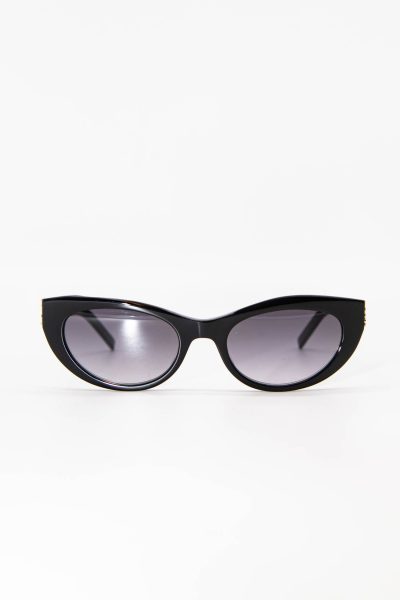 Saint Laurent "SL M115" Sonnenbrille in Schwarz