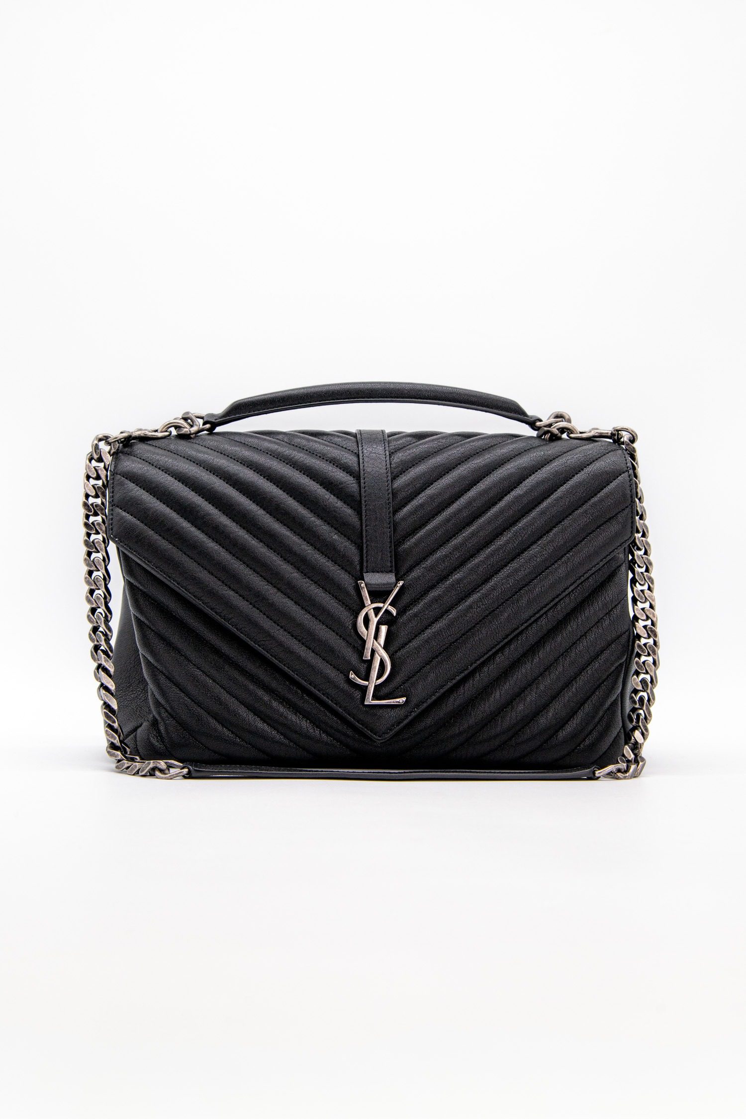 Thumbnail of http://Saint%20Laurent%20YSL%20College%20Schultertasche%20in%20Schwarz