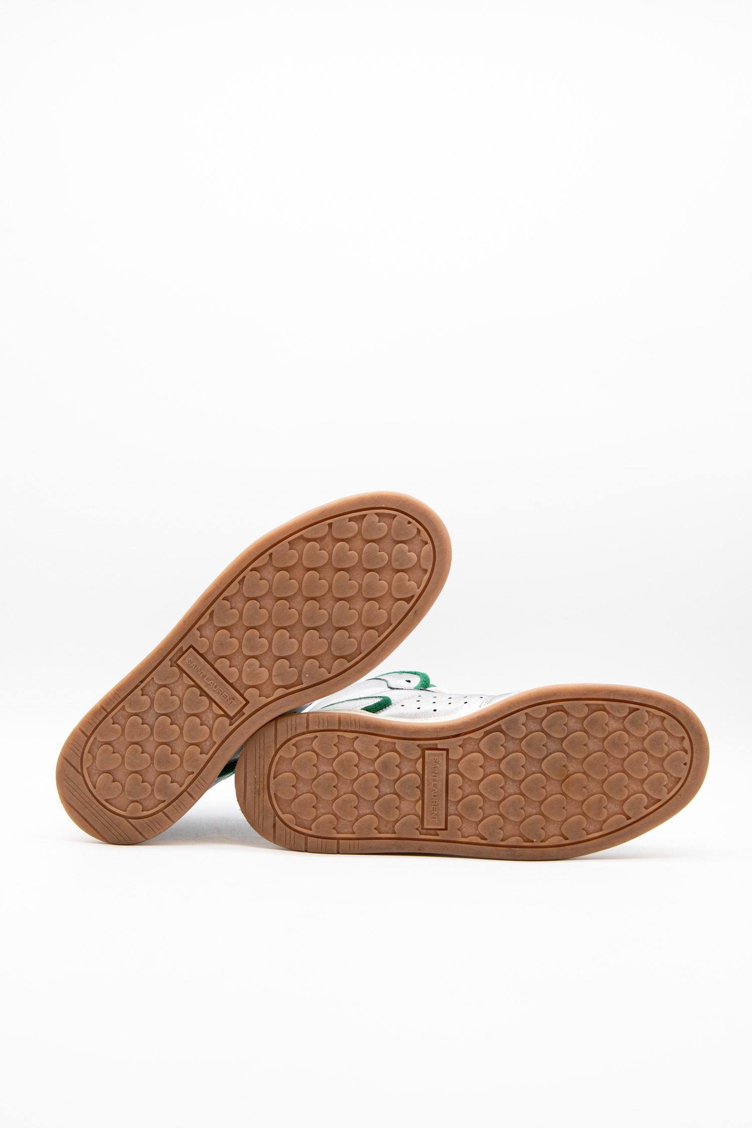 Thumbnail of http://Saint%20Laurent%20SL/80%20Sneaker%20in%20Silber%20und%20Grün