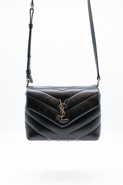 Saint Laurent "Loulou Toy" Umhängetasche in Schwarz