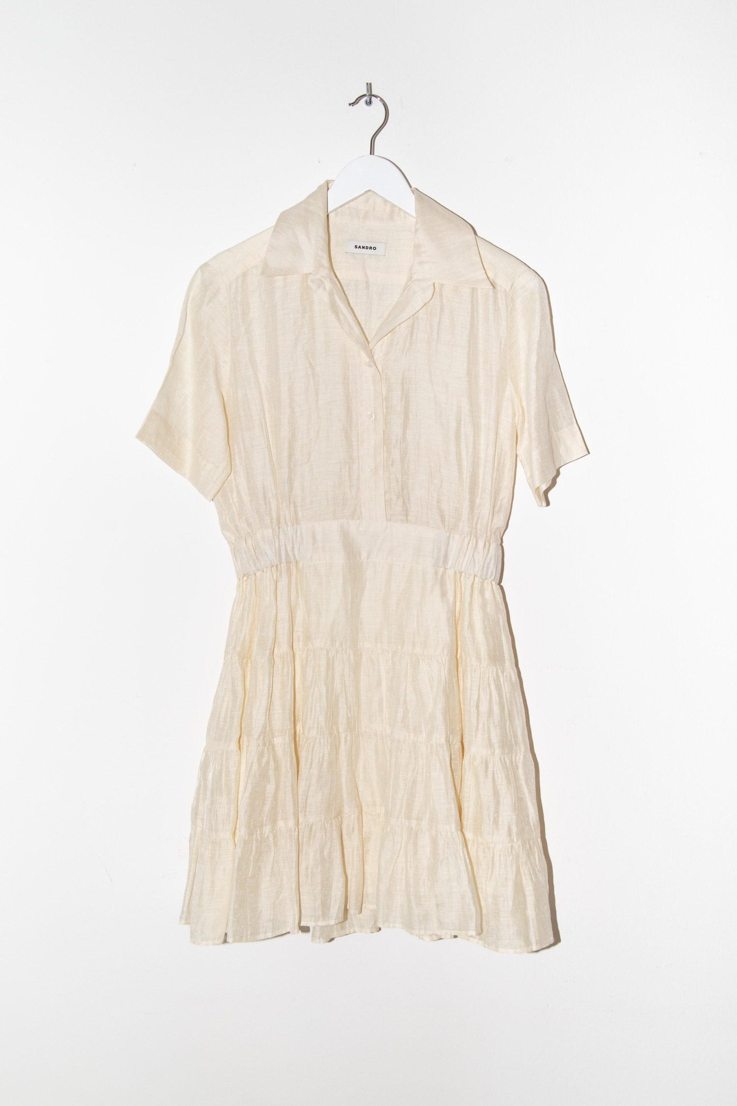 Thumbnail of http://Sandro%20kurzes%20Sommerkleid%20aus%20Leinen