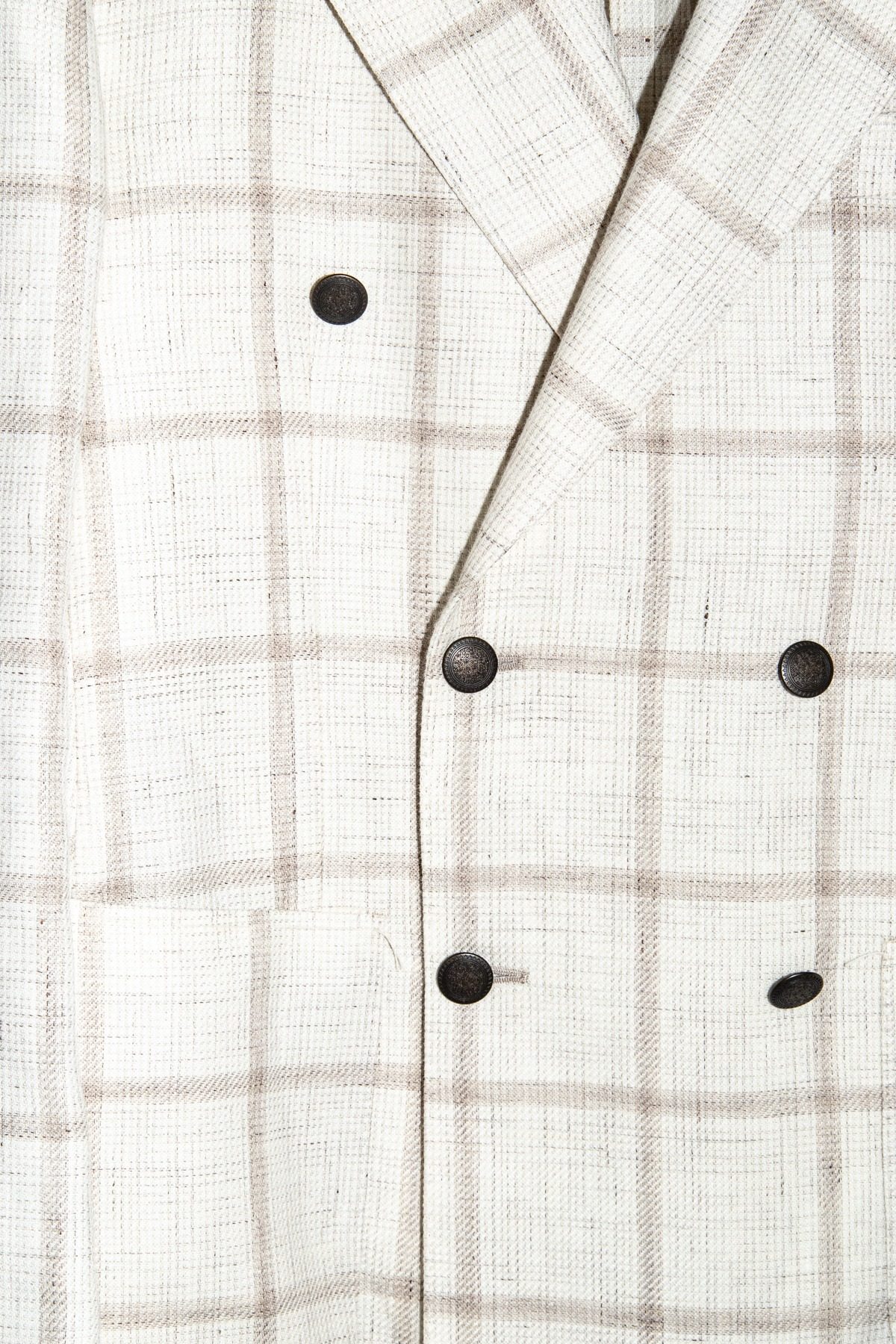 Thumbnail of http://Sartoria%20Latorre%20Sakko%20mit%20Karomster%20in%20Ecru%20und%20Beige
