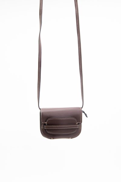 Savette Sport Kartenhalter in Dunkelbraun und Ecru