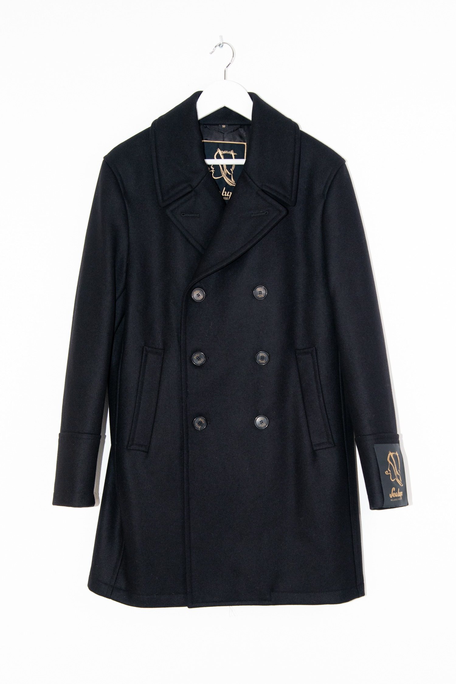 Thumbnail of http://Sealup%20Cabanjacke%20aus%20Wolle%20in%20Schwarz