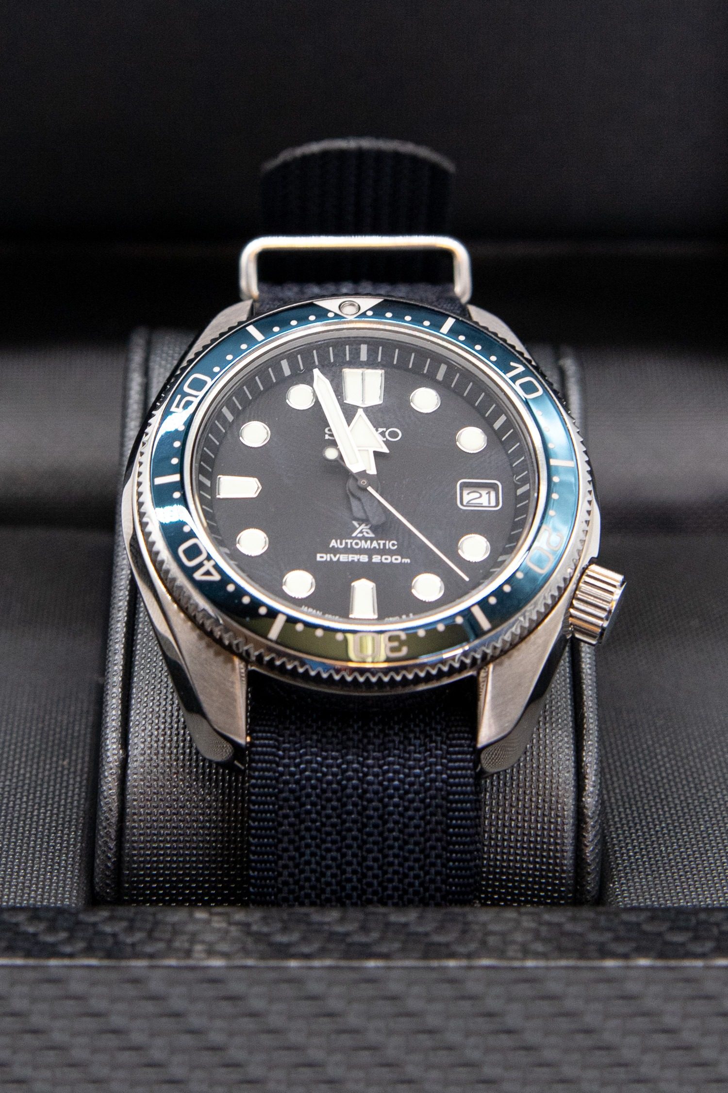 Thumbnail of http://Seiko%20Prospex%20Armbanduhr%20in%20Dunkelblau