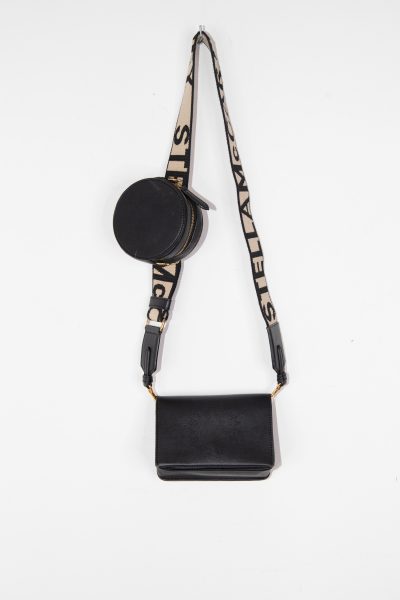 Stella McCartney kleine Umhängetasche in Schwarz