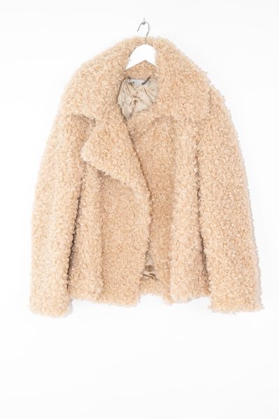 Stella McCartney Teddyjacke in Beige