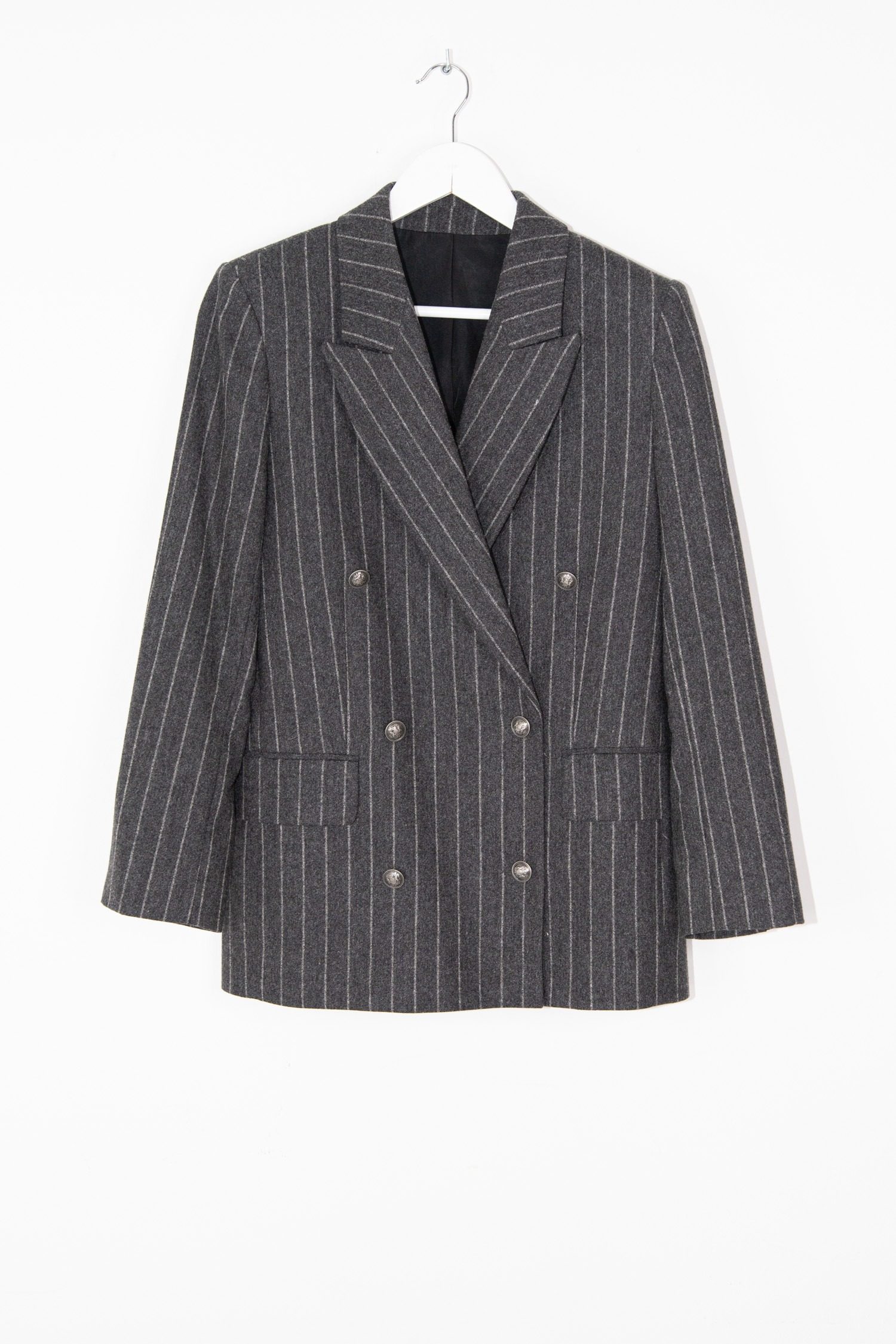 Thumbnail of http://The%20Kooples%20Blazer%20mit%20Nadelstreifen%20in%20Dunkelgrau