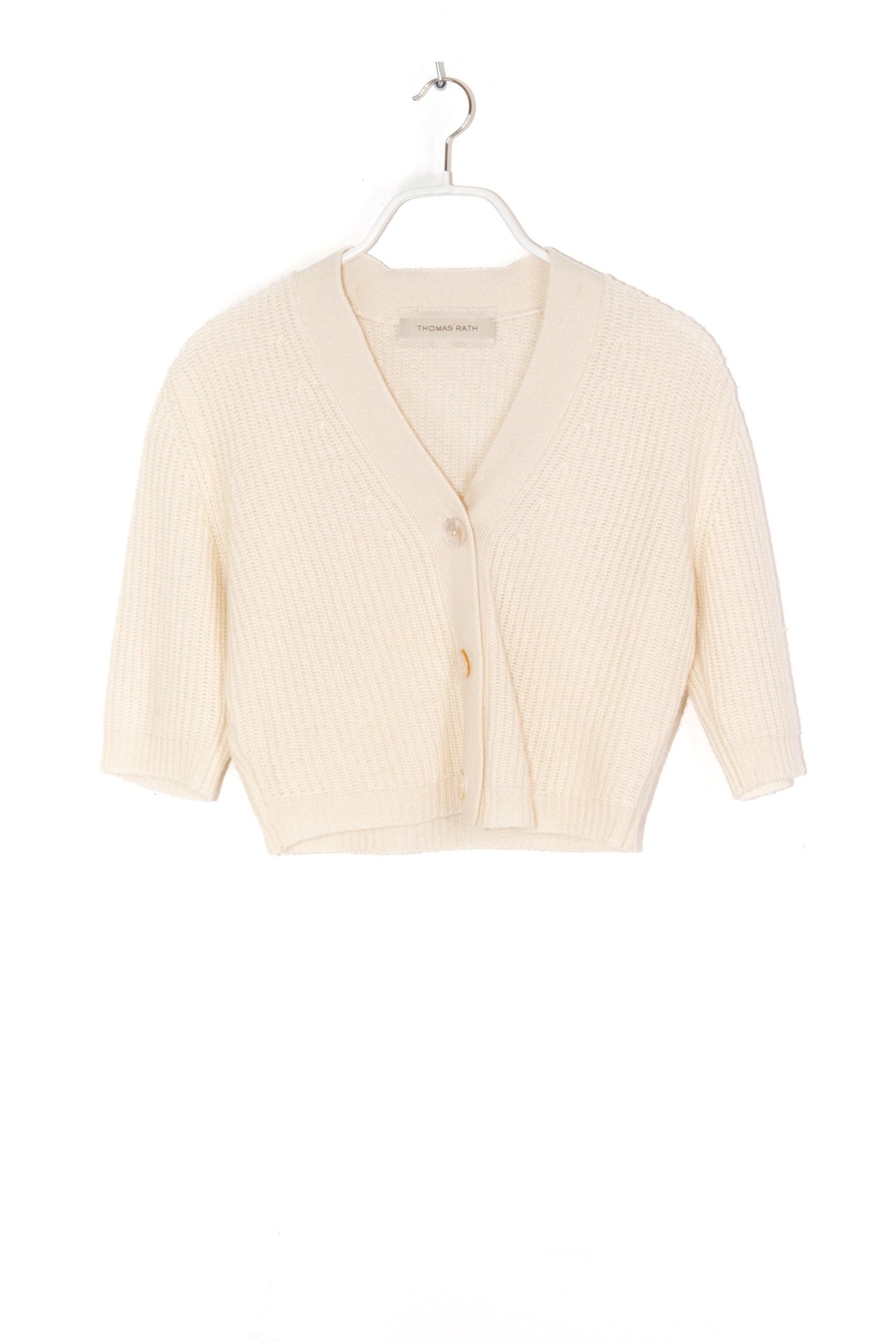 Thumbnail of http://Thomas%20Rath%20Strickjacke%20aus%20Kaschmir%20in%20Ecru