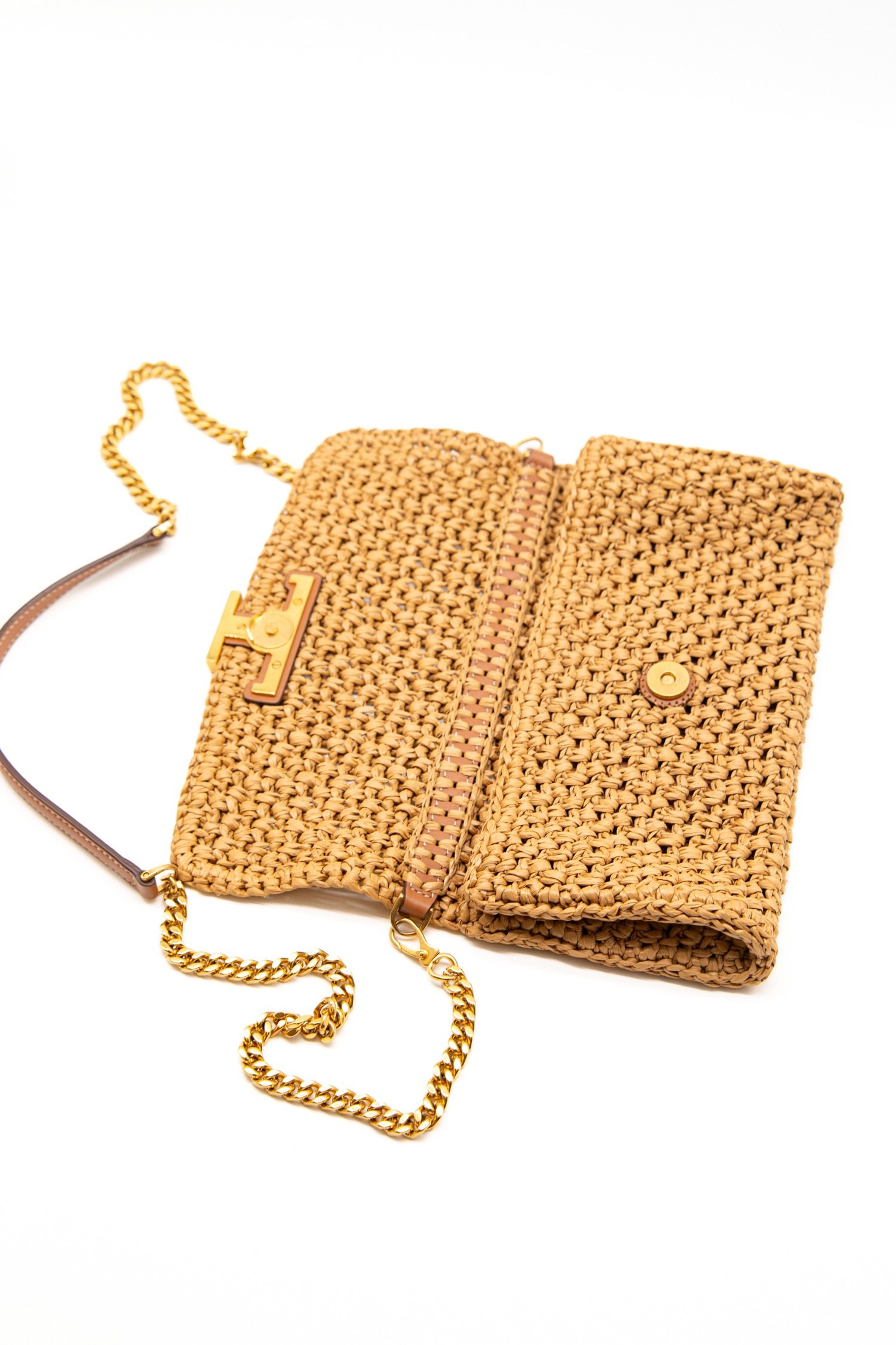 Thumbnail of http://Tod's%20Flap%20T%20Timeless%20Rafia%20Micro%20Umhängetasche