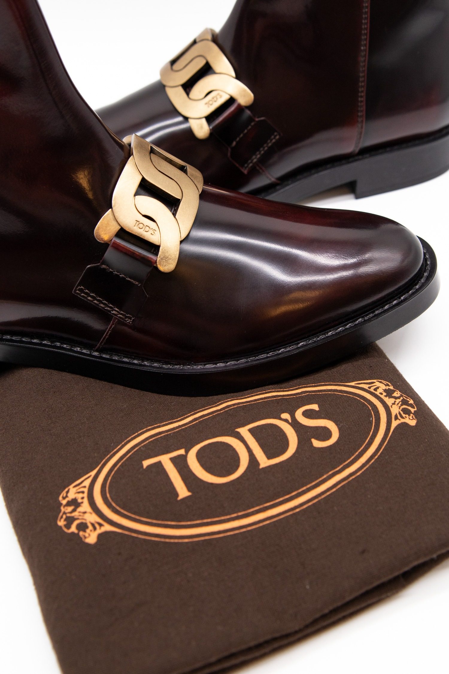 Thumbnail of http://Tod's%20Kate%20Ankle%20Boots%20in%20Bordeaux