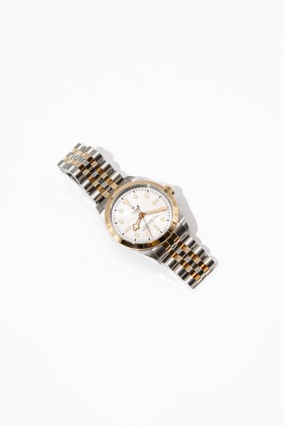 Tudor "Black Bay 36" Automatikuhr in Gold und Silber