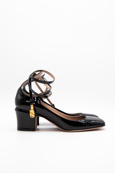 Valentino "Tan-Go" Pumps in Schwarz