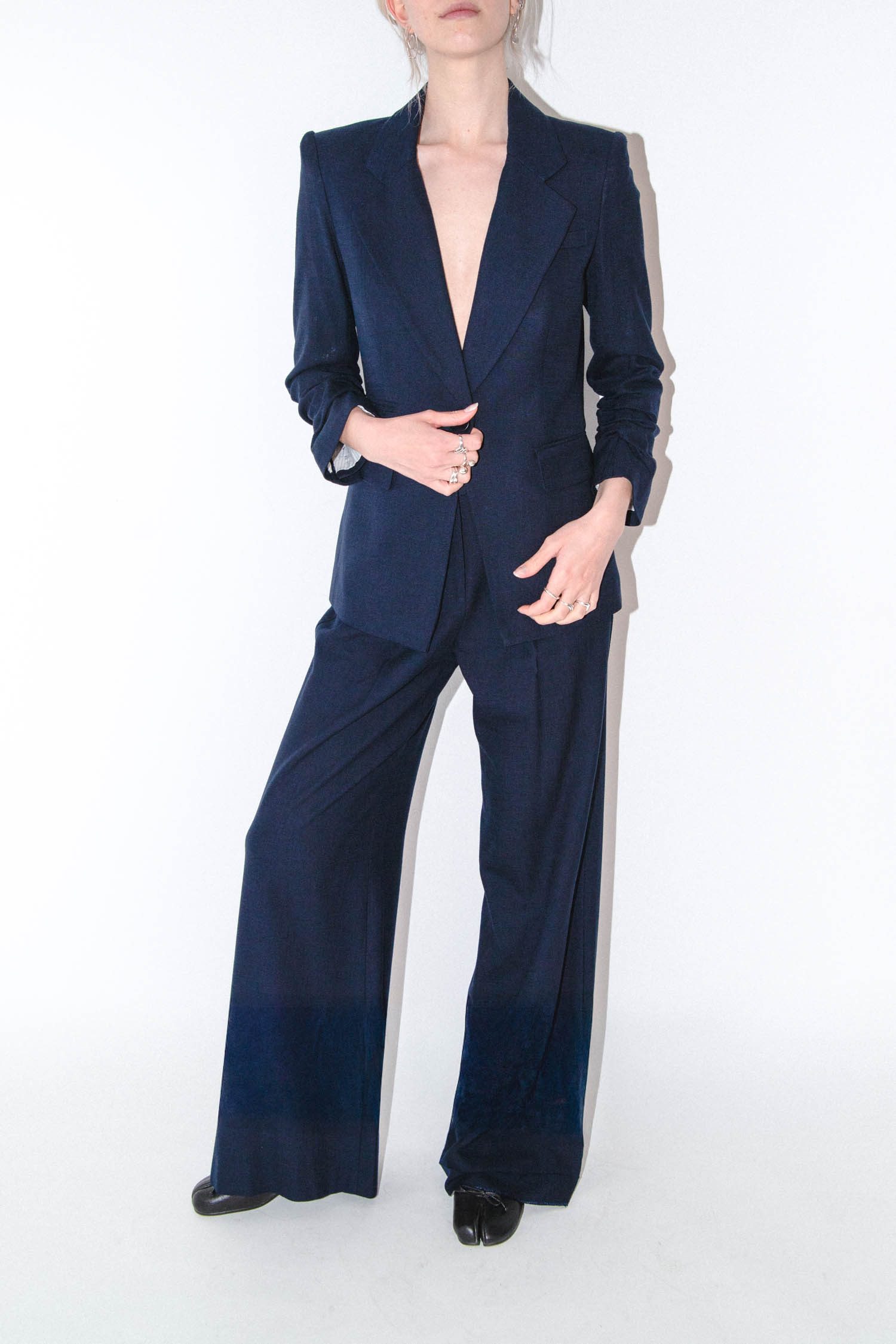 Thumbnail of http://Veronica%20Beard%20Anzug%20auf%20Blazer%20und%20Hose%20in%20Dunkelblau