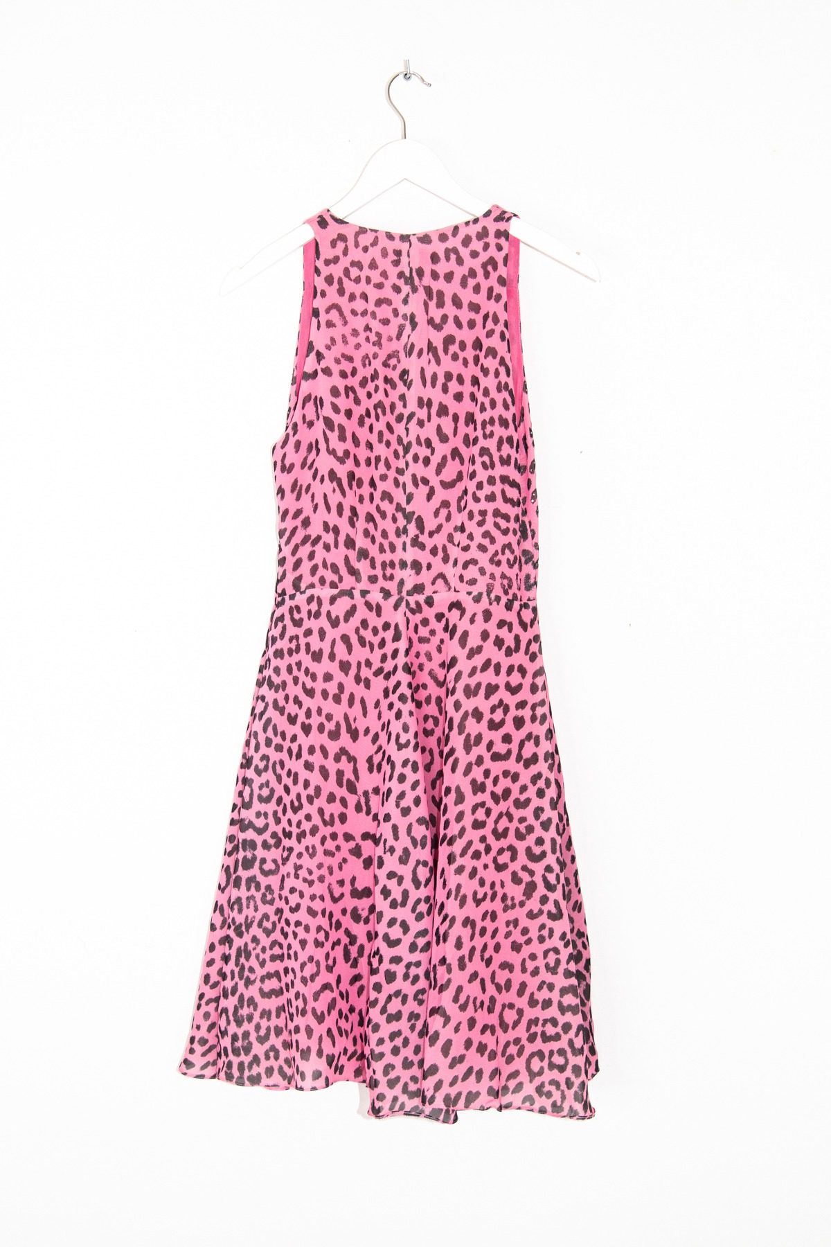 Thumbnail of http://Blumarine%20Minikleid%20mit%20Leomuster%20in%20Pink%20und%20Schwarz