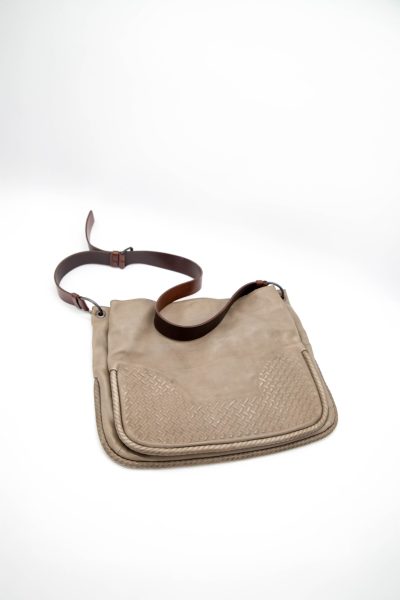 Vintage Bottega Veneta Umhängetasche in Olivgrün
