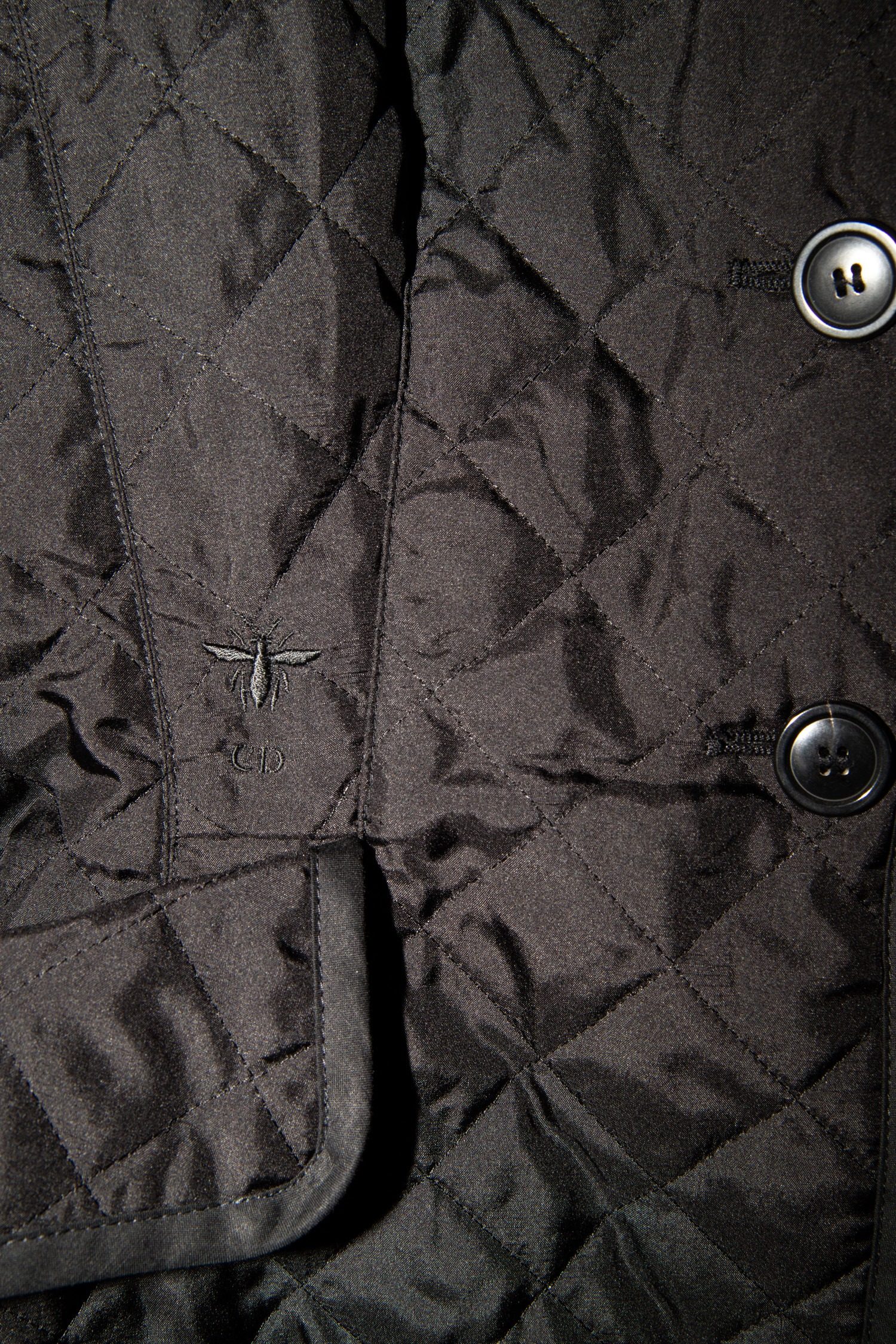 Thumbnail of http://Vintage%20Dior%20Jacke%20mit%20Steppmuster%20in%20Schwarz