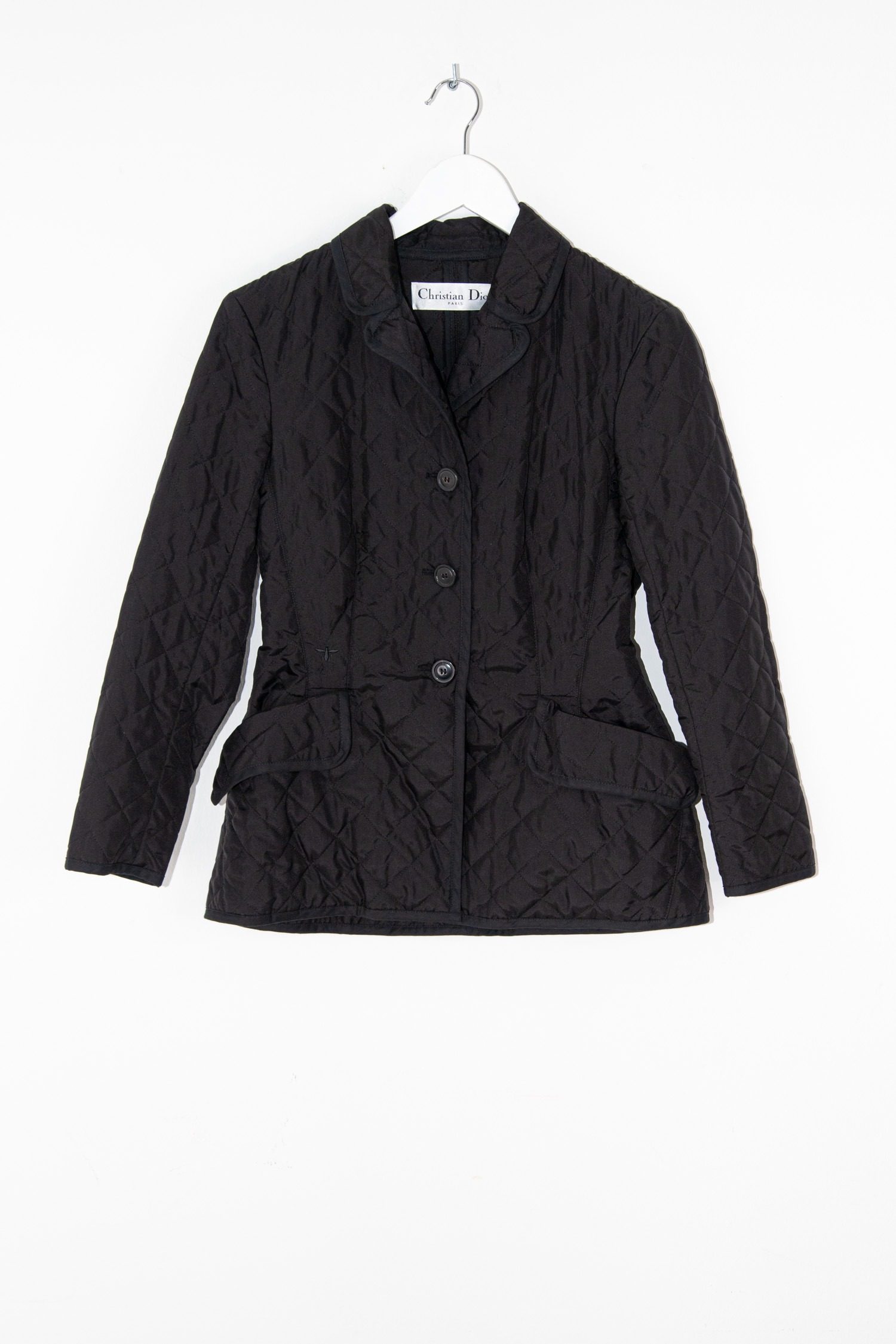 Thumbnail of http://Vintage%20Dior%20Jacke%20mit%20Steppmuster%20in%20Schwarz
