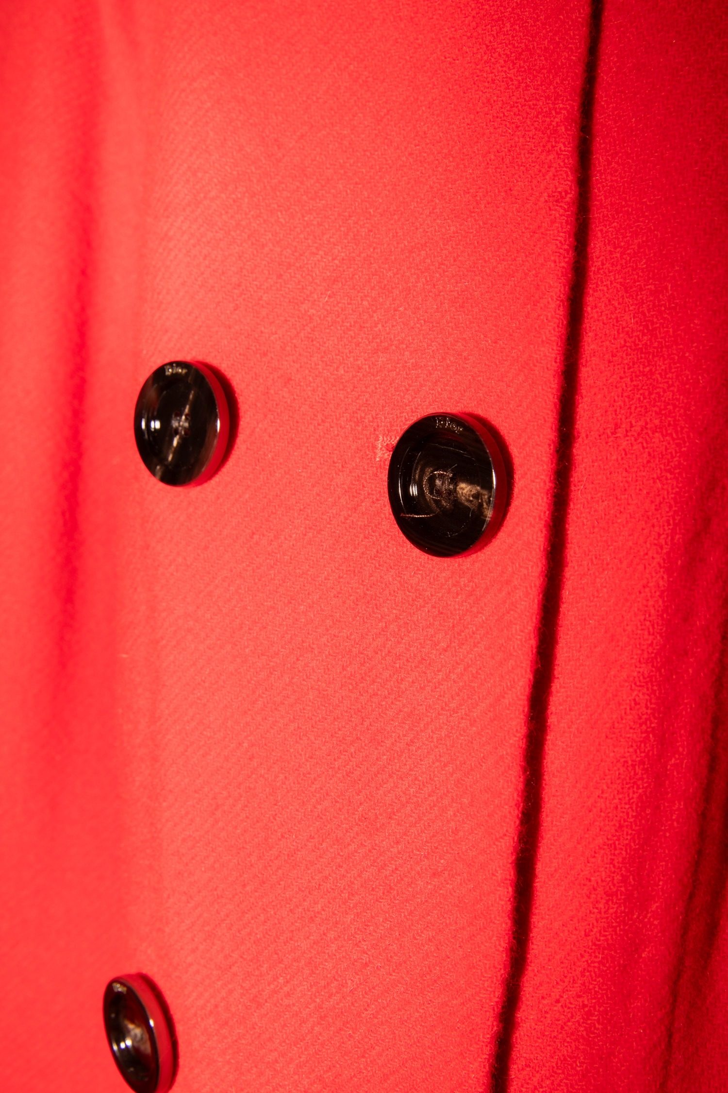 Thumbnail of http://Vintage%20Dior%20Mantel%20in%20Rot