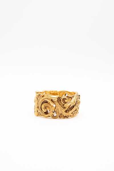 Vintage Dior Armreif mit Ornamenten in Gold