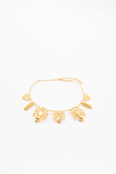 Dior Vintage "Mille Fleur" Choker in Gold