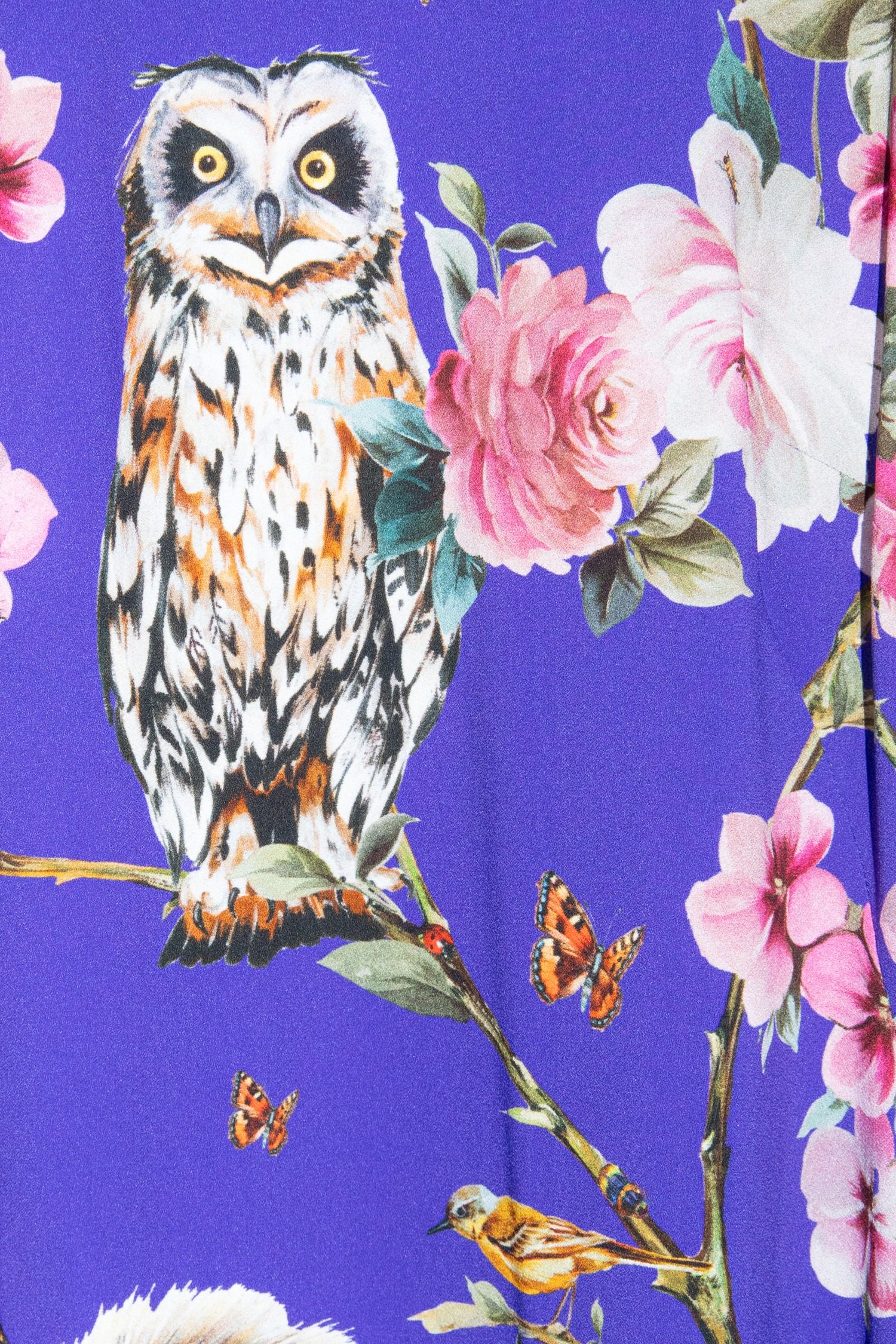 Thumbnail of http://Dolce%20&%20Gabbana%20Kleid%20in%20Lila%20mit%20Tiermotiv%20und%20Blumen