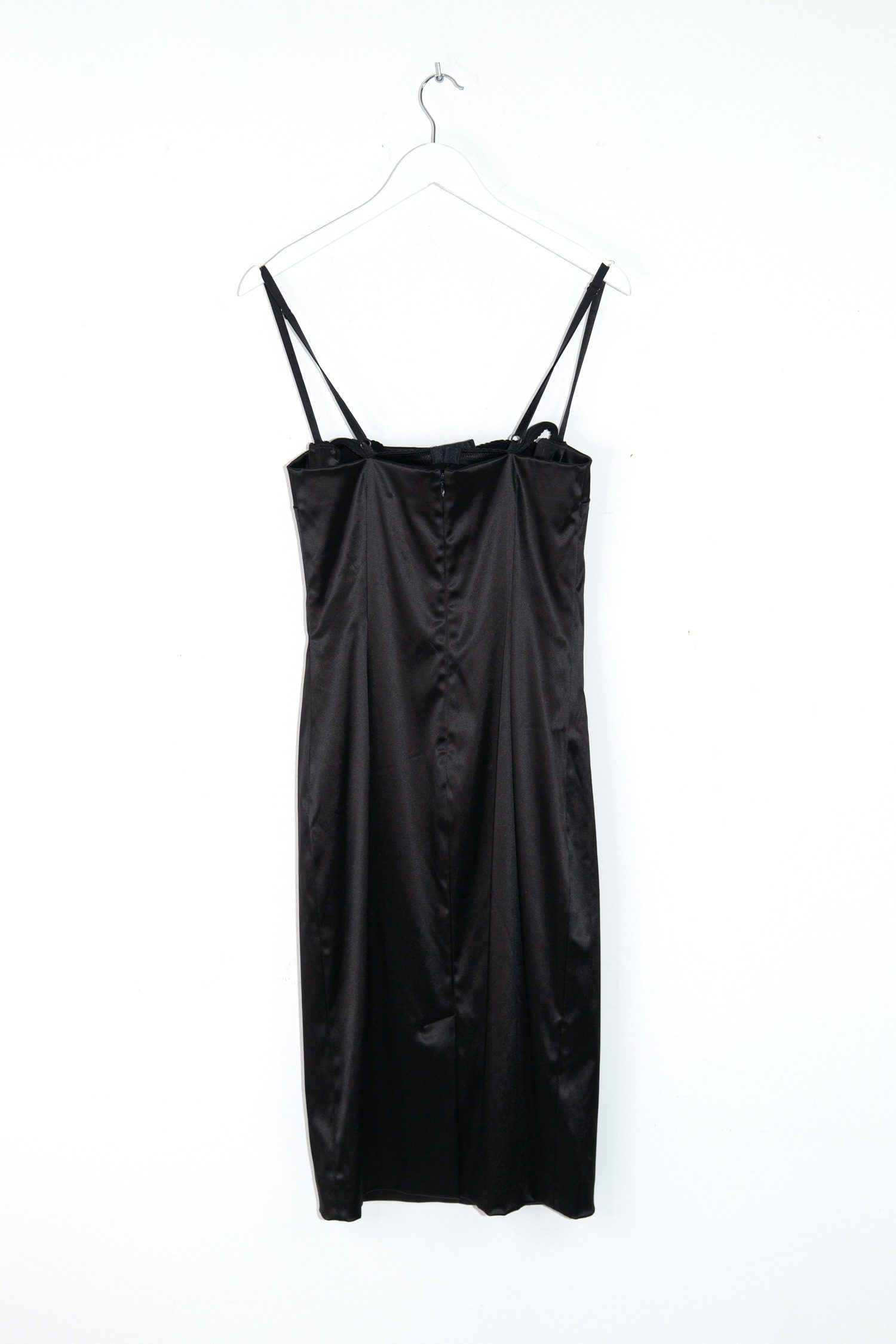 Thumbnail of http://Dolce%20&%20Gabbana%20Trägerkleid%20aus%20Satin%20in%20Schwarz
