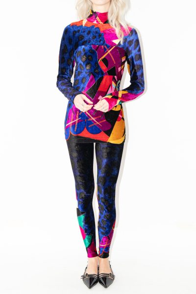 Vintage Gianni Versace Set mit abstraktem Muster