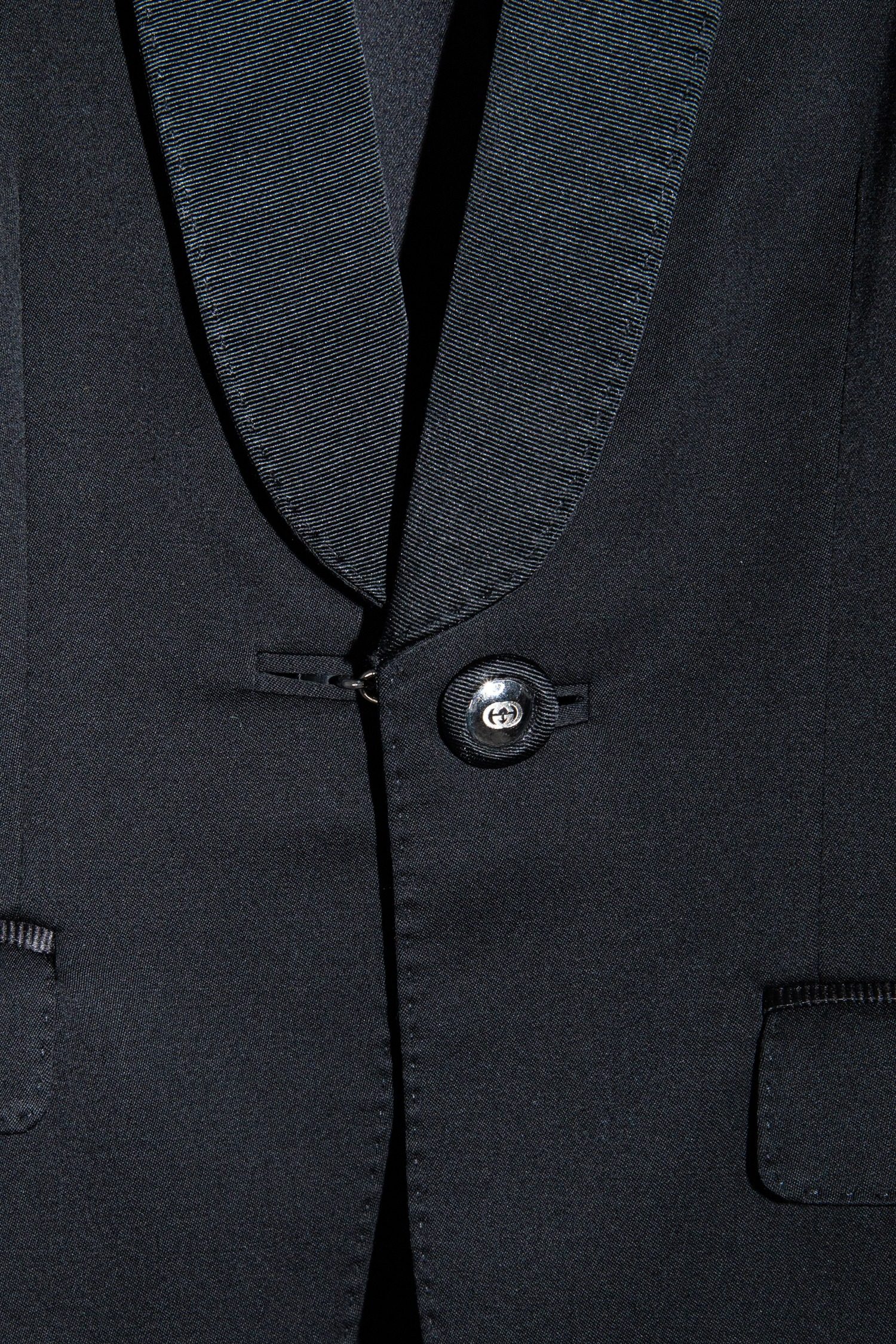 Thumbnail of http://Gucci%20Vintage%20Smoking%20Blazer%20in%20Schwarz