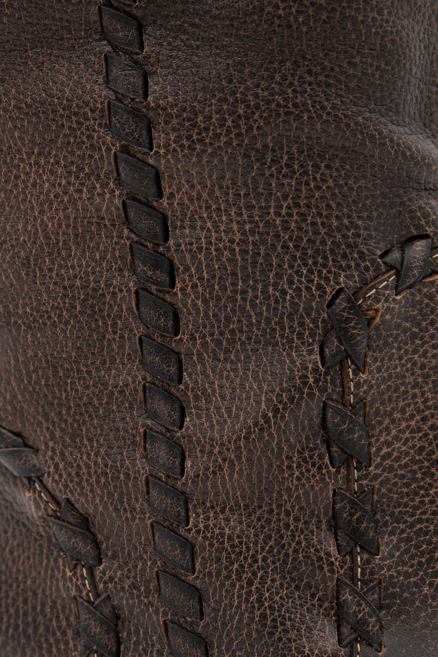 Thumbnail of http://Gucci%20Vintage%20Stiefel%20mit%20Flecht-Details%20in%20Dunkelbraun
