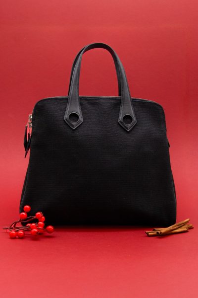 Hermès Vintage Handtasche in Schwarz