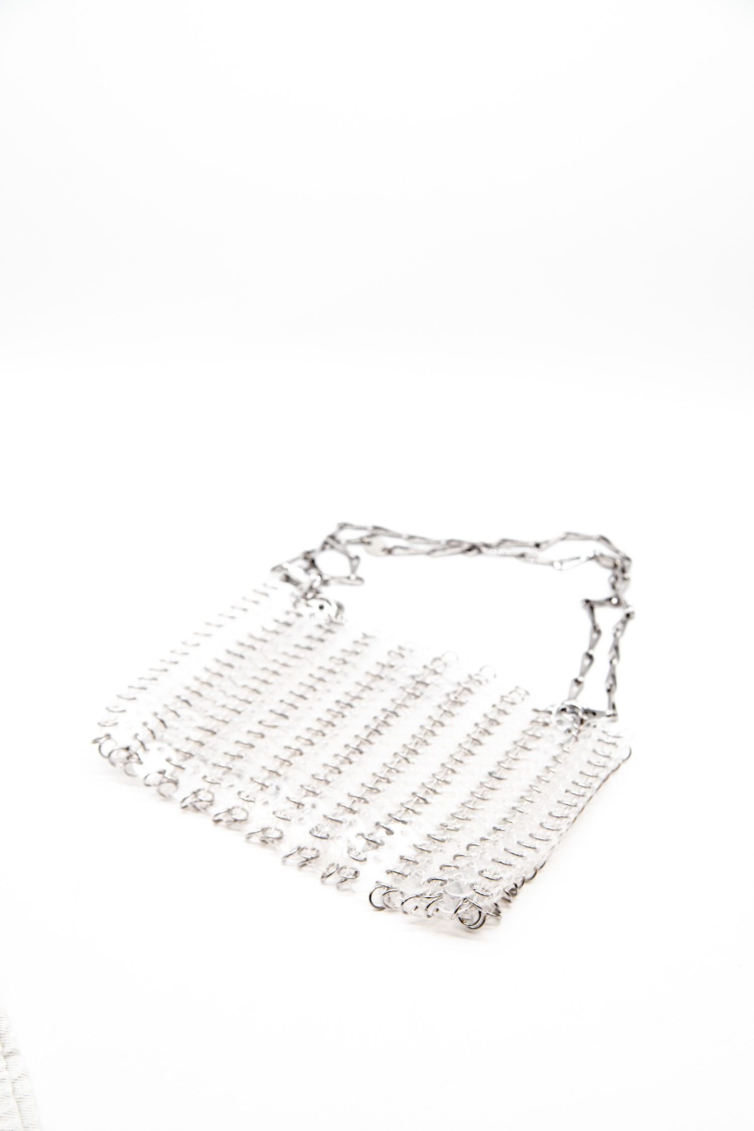 Thumbnail of http://Vintage%20Paco%20Rabanne%20Schultertasche%20transparent%20mehrteilig