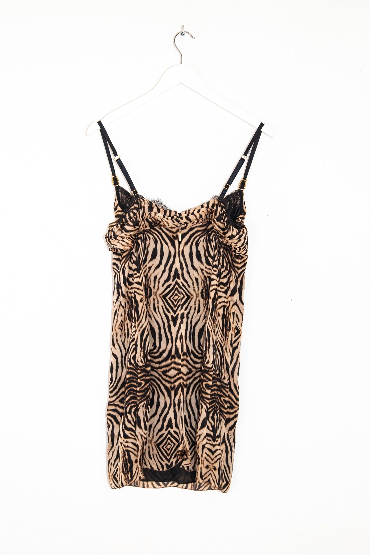 Thumbnail of http://Roberto%20Cavalli%20Vintage%20Minikleid%20mit%20Tigermuster