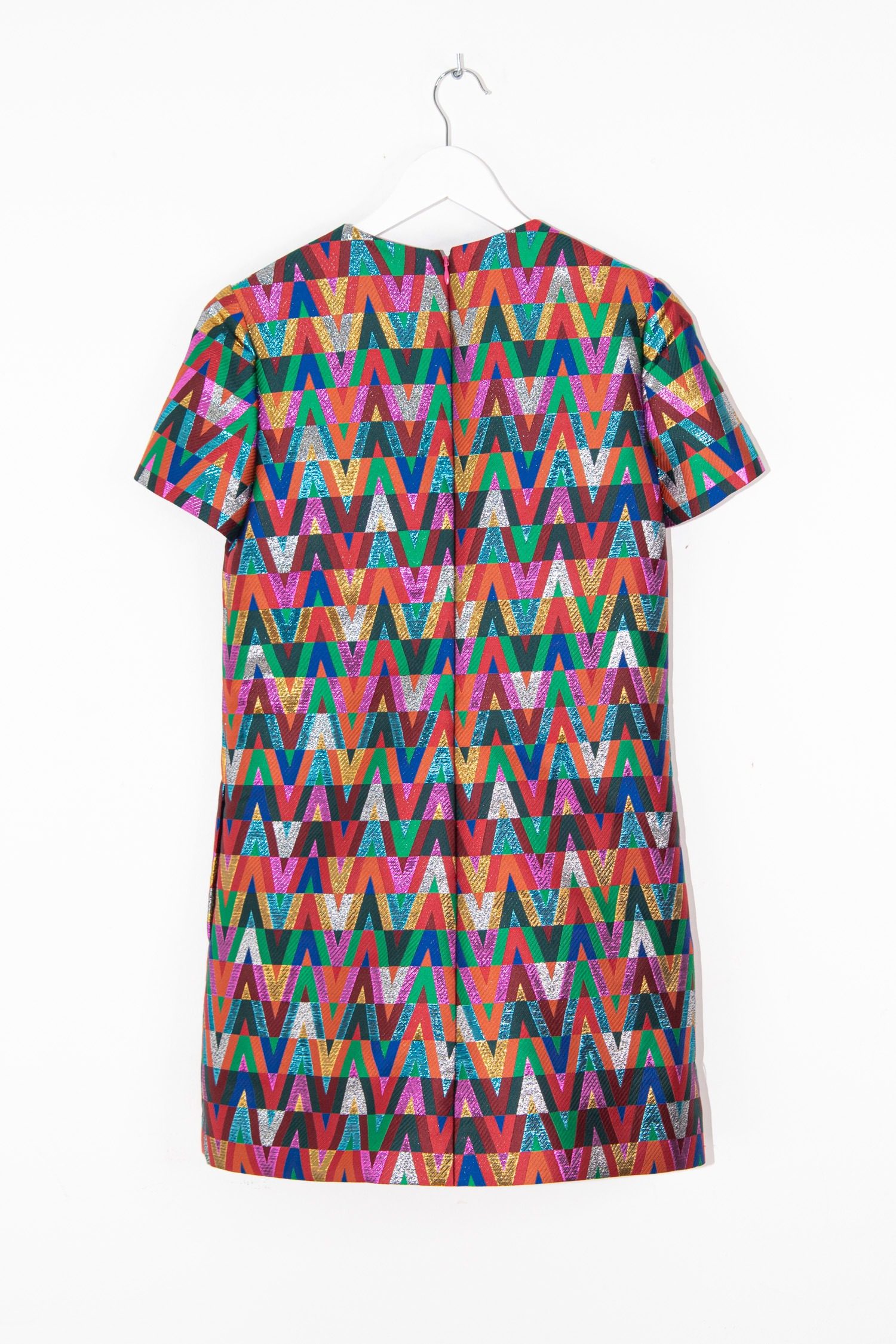 Thumbnail of http://Vintage%20Valentino%20Minikleid%20mit%20grafischen%20Muster