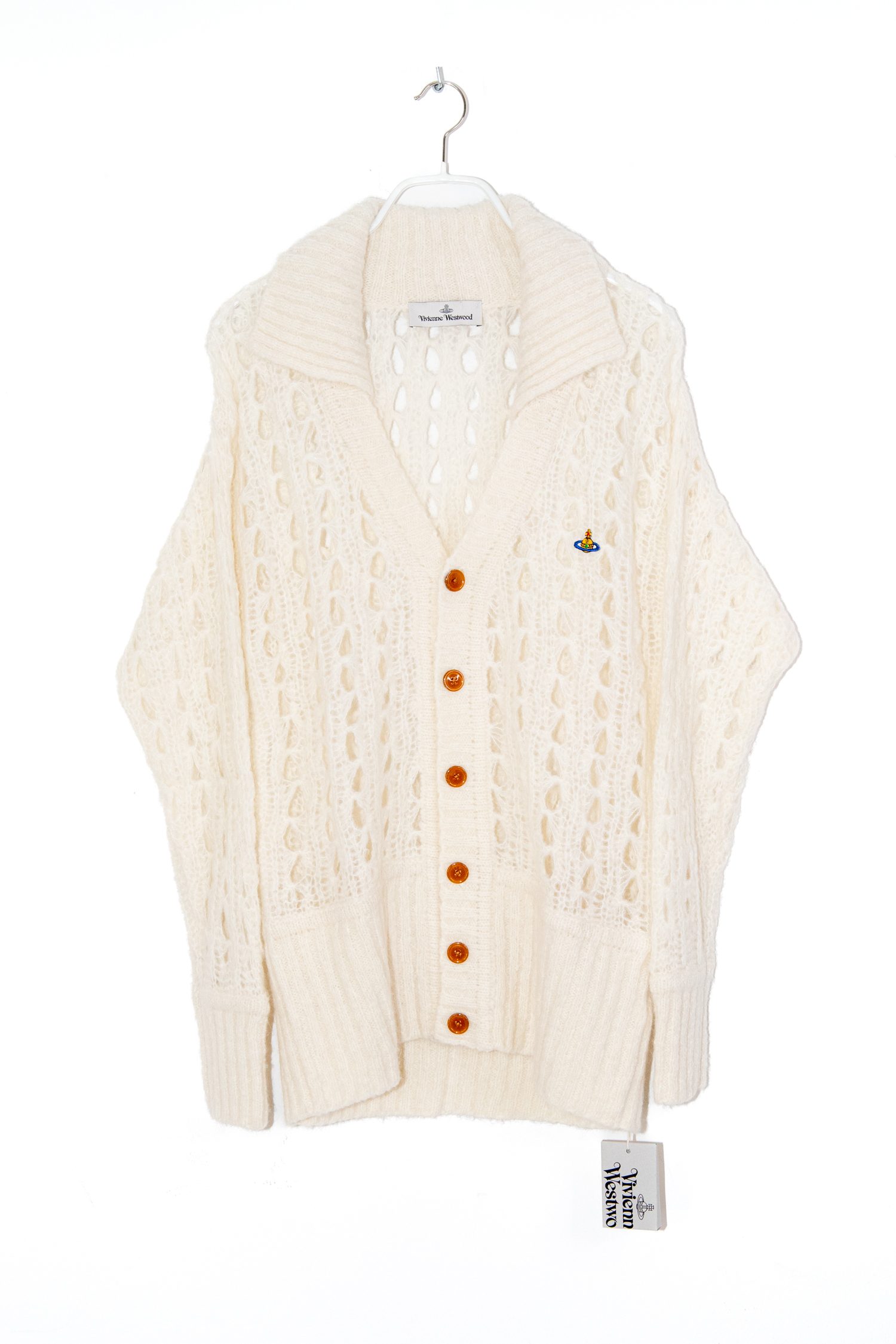 Thumbnail of http://Vivienne%20Westwood%20Strickjacke%20in%20Cremeweiß