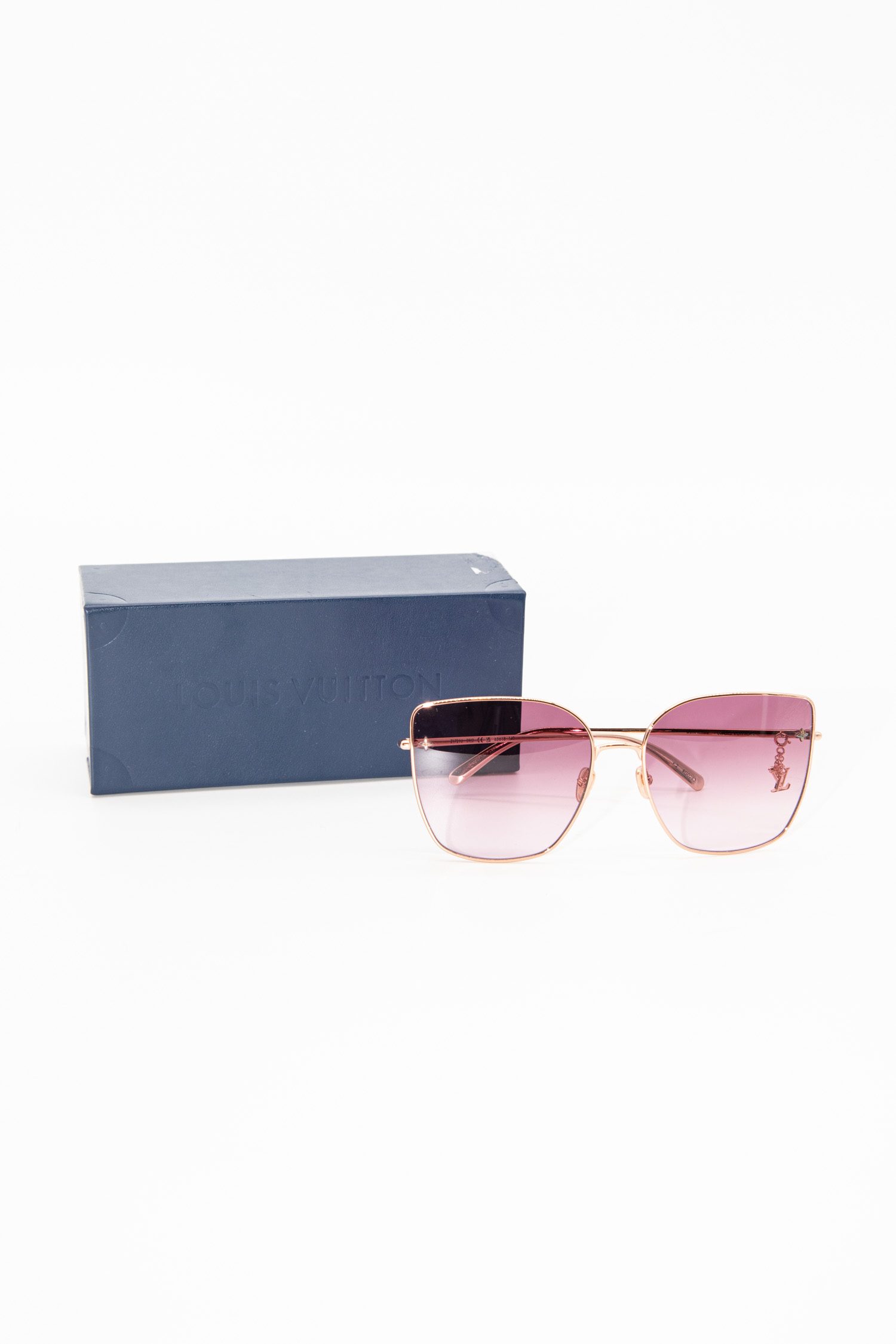 Louis Vuitton große Sonnenbrille in Roségold