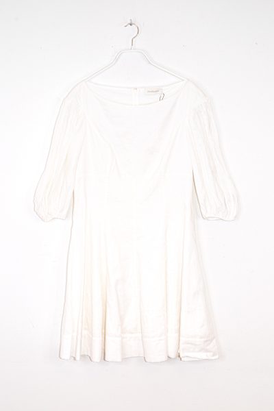 Zimmermann Empire-Minikleid in Weiß