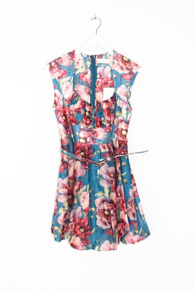 Zimmermann "High Tide Bubble Mini Dress" Kleid in Bunt