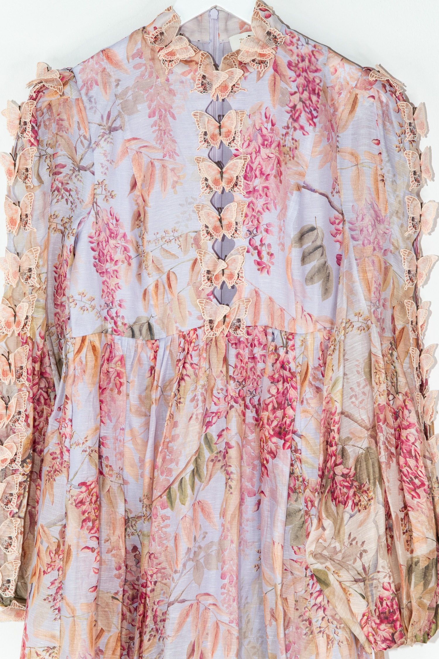 Thumbnail of http://Zimmermann%20Maxikleid%20mit%20Schmetterlingen%20in%20Fliederfarben