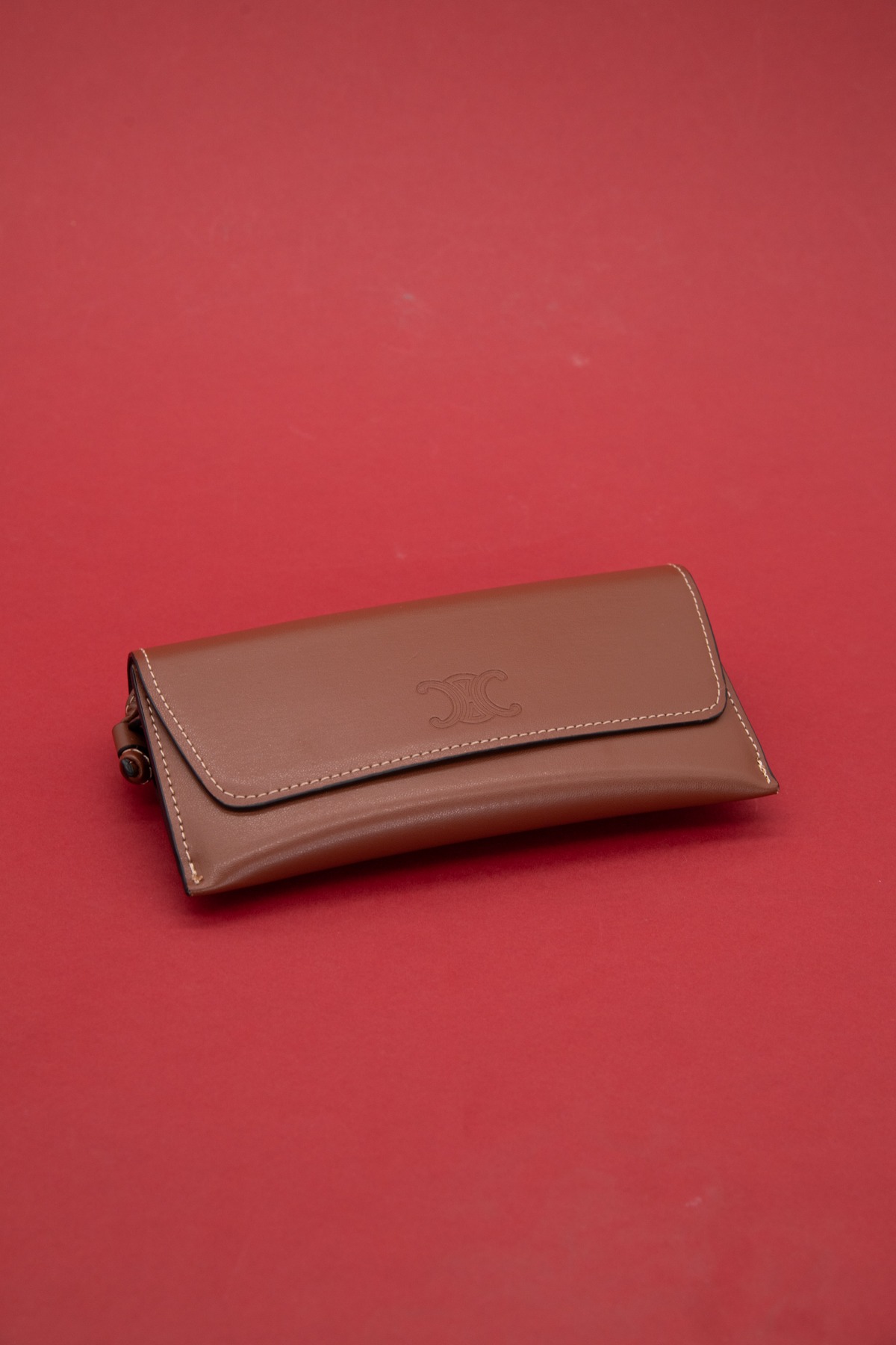 Celine "CL000430 Triomphe" Sonnenbrille in Ecru