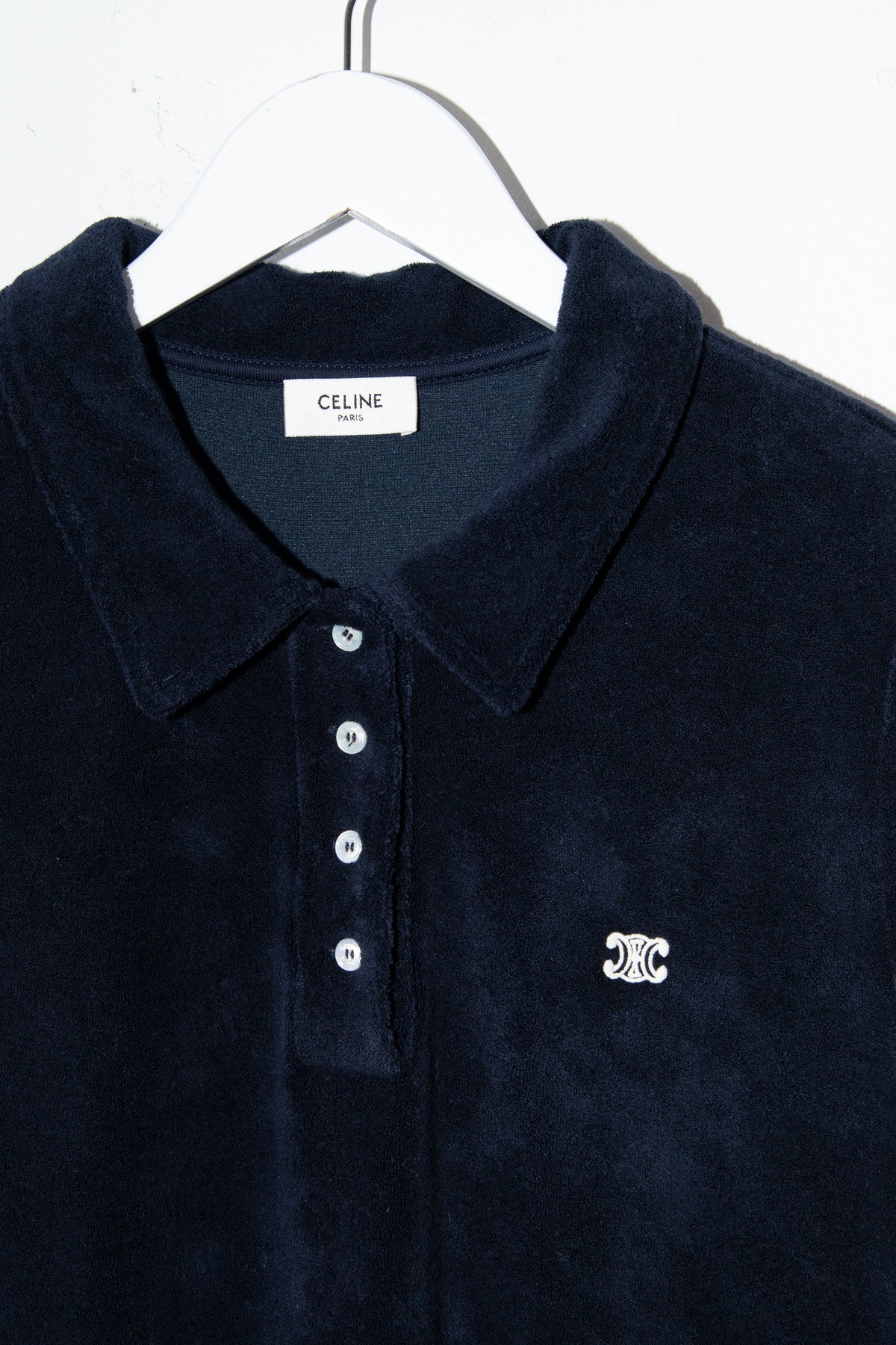 Celine Frottee-Minikleid in Dunkelblau
