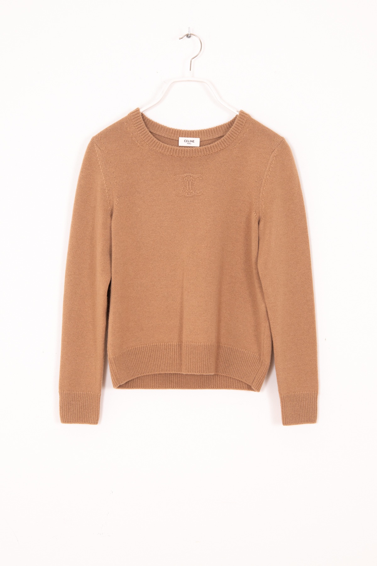 Celine Strickpullover aus Kaschmir in Hellbraun